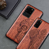 Carved Samsung Silicon Wood Phone Case