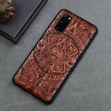 Carved Samsung Silicon Wood Phone Case
