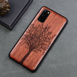 Carved Samsung Silicon Wood Phone Case