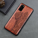 Carved Samsung Silicon Wood Phone Case