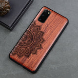 Carved Samsung Silicon Wood Phone Case