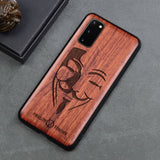 Carved Samsung Silicon Wood Phone Case