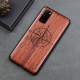 Carved Samsung Silicon Wood Phone Case