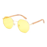 Vintage Polarized Wooden Bamboo Sunglasses