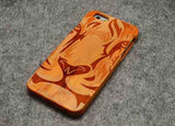 100% Handmade Natural Real Wood Bamboo Phone Case