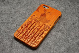 100% Handmade Natural Real Wood Bamboo Phone Case