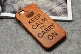 100% Handmade Natural Real Wood Bamboo Phone Case
