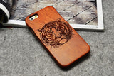 100% Handmade Natural Real Wood Bamboo Phone Case