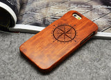 100% Handmade Natural Real Wood Bamboo Phone Case