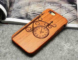 100% Handmade Natural Real Wood Bamboo Phone Case