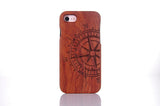 100% Handmade Natural Real Wood Bamboo Phone Case