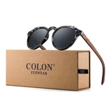 Colon Polarized Wood Sunglasses