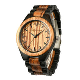 Wood Chronograph Quartz Watch