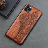 Natural Wood Case For Samsung Galaxy Note 10 Pro S10 S20 Plus 100% Wood Case For iPhone 11 Pro 7 8 6 S Plus X XR XS Max SE 2020