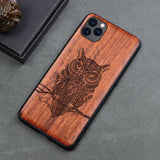 Natural Wood Case For Samsung Galaxy Note 10 Pro S10 S20 Plus 100% Wood Case For iPhone 11 Pro 7 8 6 S Plus X XR XS Max SE 2020
