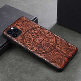 Natural Wood Case For Samsung Galaxy Note 10 Pro S10 S20 Plus 100% Wood Case For iPhone 11 Pro 7 8 6 S Plus X XR XS Max SE 2020