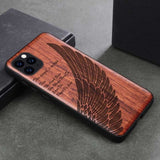 Natural Wood Case For Samsung Galaxy Note 10 Pro S10 S20 Plus 100% Wood Case For iPhone 11 Pro 7 8 6 S Plus X XR XS Max SE 2020