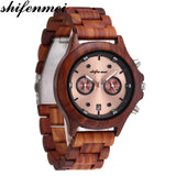 Men's Wood Quartz Watch