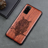 Carved Samsung Silicon Wood Phone Case