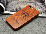 100% Handmade Natural Real Wood Bamboo Phone Case