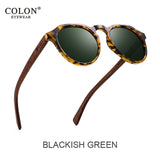 Colon Polarized Wood Sunglasses