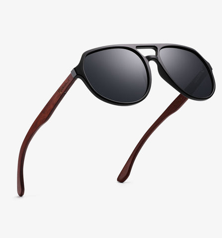 Natural Wood Polarized Sunglasses